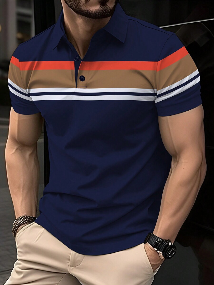 เสื้อโปโลแขนสั้น Calvornis Men - Polo Shirt Pique บทวิจารณ์และราคา